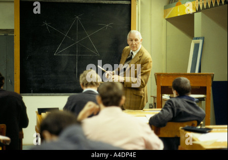 A classroom in Saughton Prison Stock Photo