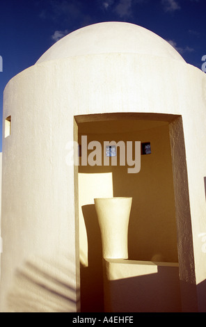 the entrance to the roof terrace above a villa at the resort of cap juluca on the caribbean island of anguilla Stock Photo