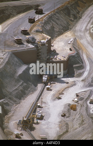 Bingham Canyon Mine near Salt Lake City in Utah USA Stock Photo