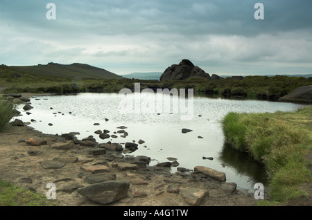 Doxey Pool in the Roaches Stock Photo