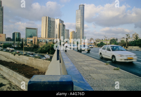 Tel Aviv Ramat Gan Border 2 Stock Photo