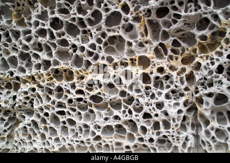 Patterns formed by weathering in the rocks at Elgol, Isle of Skye, Western Highlands, Scotland Stock Photo