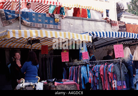 Walcot Street Saturday market Bath Spa, Somerset UK Stock Photo