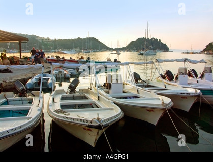 Lakka Bay, Paxos, Ionian Islands, Greece Stock Photo