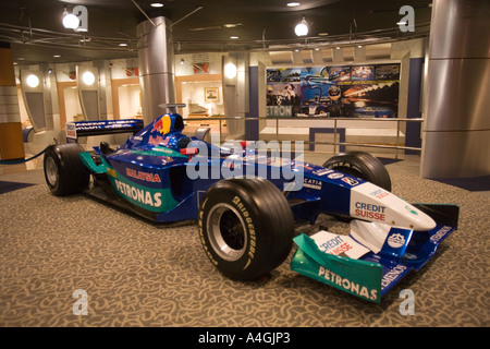 Malaysia Kedah Langkawi Mukim Kisap Galeria Perdana Formula 1 Petronas racing car driven by Nick Heidfeld Stock Photo