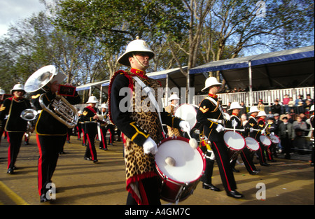 UK England London Lord Mayors Show Band of the Royal Marines Stock Photo