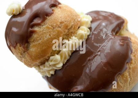 french delicious religieuse patisserie Stock Photo