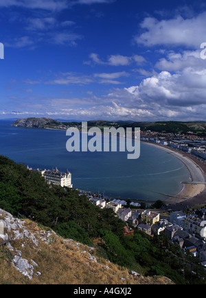 Llandudno from the Great Orme Conwy North Wales UK Stock Photo