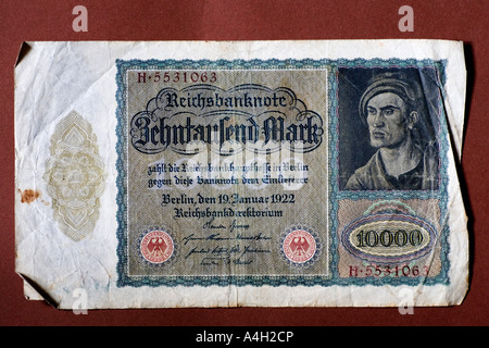 Old german banknote