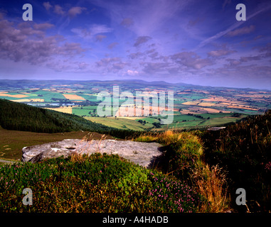 View from Simonside Hills Stock Photo - Alamy