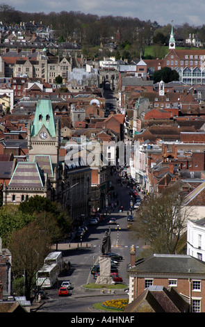 The Broadway Winchester England Stock Photo