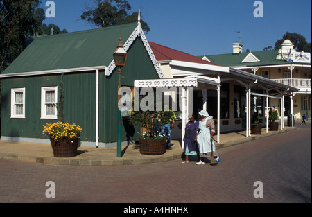 Gold Reef City is a reconstruction of the old mining city Johannesburg South Africa Stock Photo