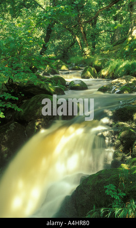 Waterfall in Cumbria Lake District Stock Photo