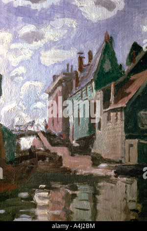 'Zaandam', 1871. Artist: Claude Monet Stock Photo - Alamy