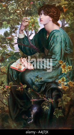 'Day Dream', 1880, (1912).Artist: Dante Gabriel Rossetti Stock Photo