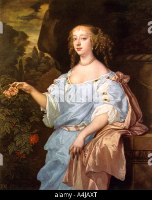 Henrietta Boyle, Countess of Rochester, c1660s.Artist: Peter Lely Stock Photo