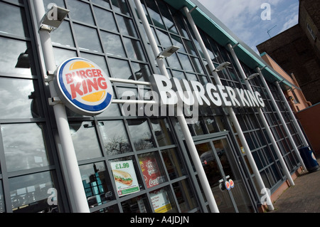 Burger King in Peckham, London, UK Stock Photo
