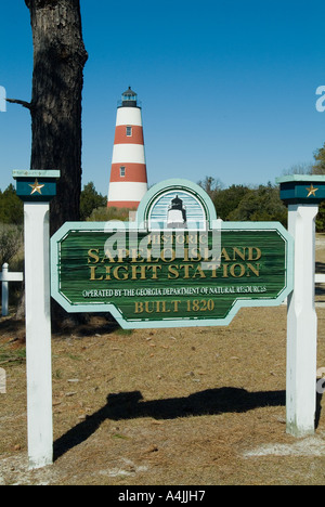 Lighthouse, Sapelo Island, Georgia Stock Photo