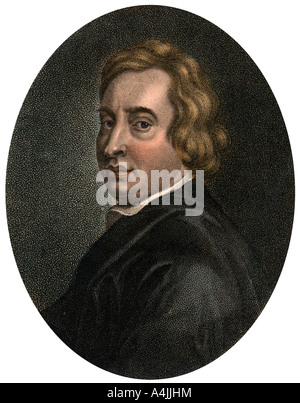 John Dryden, English dramatist and Poet Laureate. Artist: Unknown Stock Photo