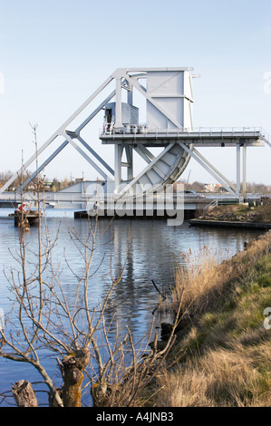 Pegasus Bridge, Benouville, Normandy, France Stock Photo