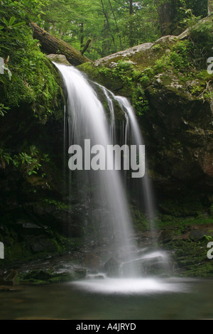 The Great Smoky Mountains National Park Grotto Falls Stock Photo