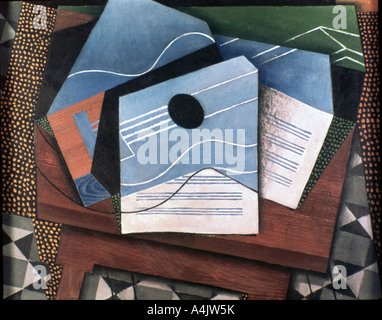 Juan Gris - Still Life With Guitar Stock Photo - Alamy