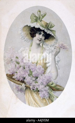 French Postcard, c1900. Artist: Unknown Stock Photo