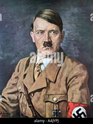 'Adolf Hitler', 1933. Artist: B von Jacobs Stock Photo