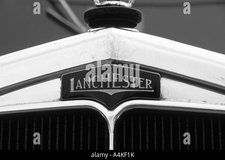 Lanchester car badge. English car manufacturer 1895 to 1956 Stock Photo ...