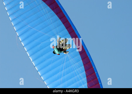 Paraglider, low angle view Stock Photo