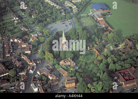 Aerial view of Princes Risborough Stock Photo