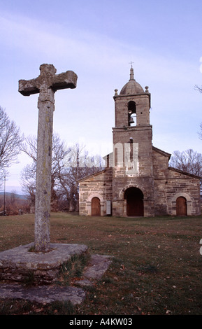 La Alcovilla church in Sanabria region Zamora Spain Stock Photo