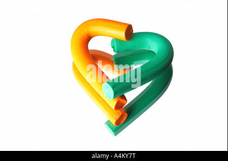 Heard made of Plasticine, Stock Photo