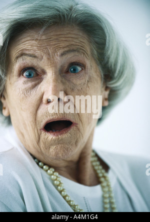 Senior woman, portrait Stock Photo