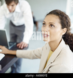 Businesspeople in office Stock Photo