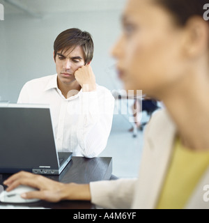 Businesspeople in office Stock Photo