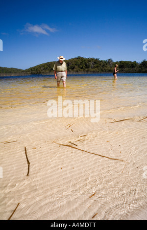 Lake Garawongera - Fraser Island, Queensland, AUSTRALIA Stock Photo