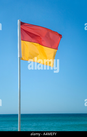 Surf lifesaving flag - Sydney, New South Wales AUSTRALIA Stock Photo