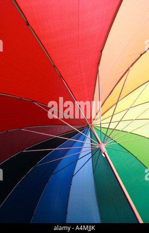 Coloured Umbrella Stock Photo