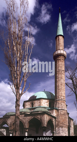 Havadja Mosque at Bascarsija district in Sarajevo, Bosnia and Herzegovina Stock Photo