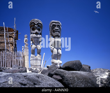 USA - HAWAII:  Pu'uhonua Honaunau Refuge on Big Island Stock Photo