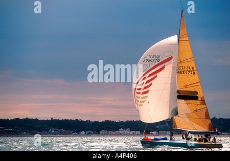 Admirals Cup international yacht racing Cowes Isle of Wight England Stock Photo