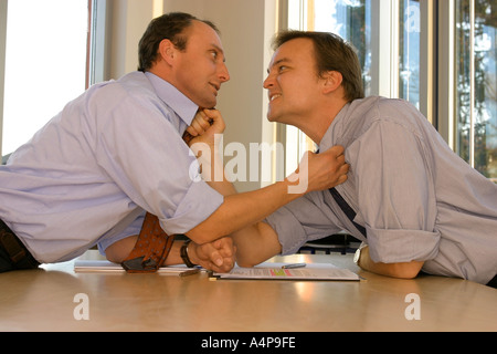 Two business men in office Stock Photo