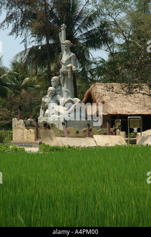 Son My Memorial My Lai village to villagers murdered by American soldiers 16 March 1968 Central Vietnam South East Asia Stock Photo
