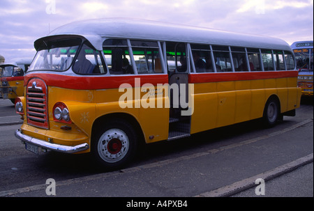 bus in Malta Stock Photo