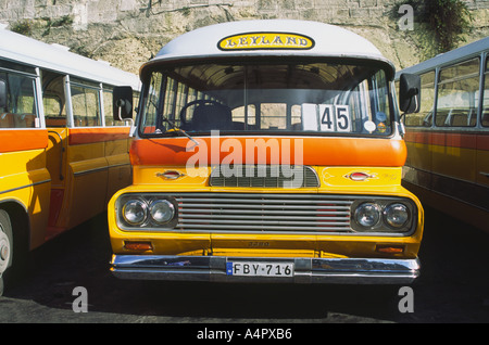 bus in Malta Stock Photo