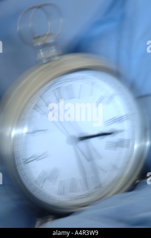 alarm clock, blurred, shaking Stock Photo