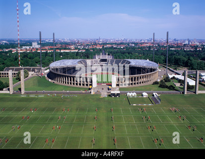 Sports stadium in Berlin built for the 1936 Olympics. Stock Photo