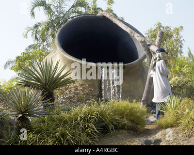 TAMAN LAGENDA LEGEND PARK SCULPTURES AND GARDEN FEATURES KUAH LANGKAWI MALAYSIA Stock Photo