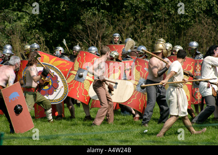 Re enactment of Boudicca s Last Battle with the Imperial Roman Army ...